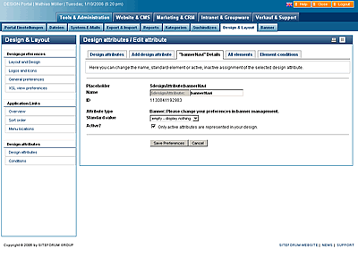 SITEFORUM Design Attributes