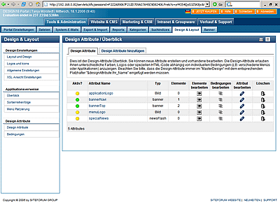 SITEFORUM Design Attribute