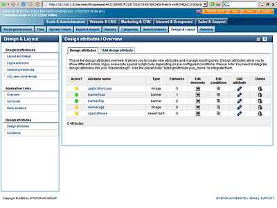 SITEFORUM Design Attributes